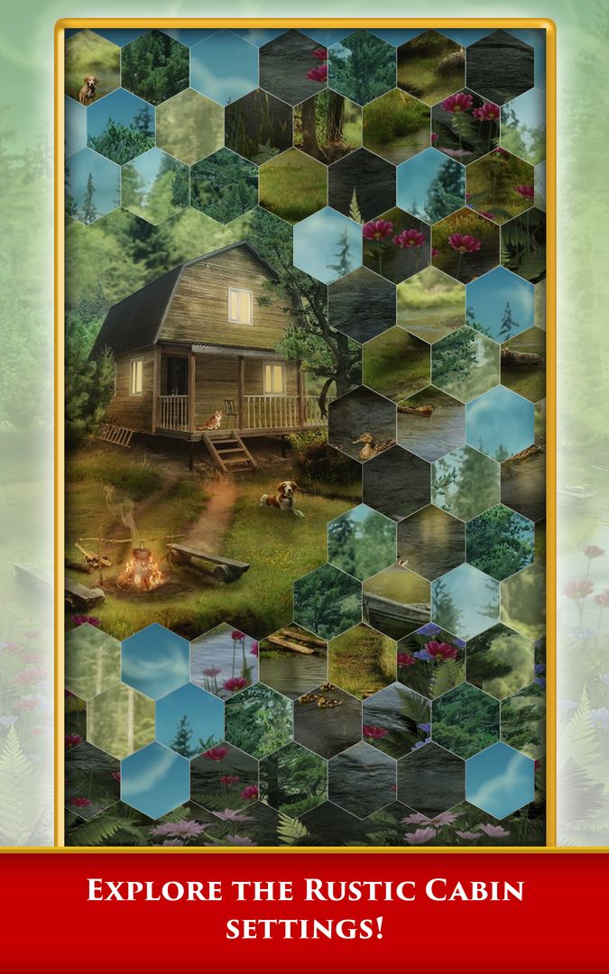Hidden Scenes - Cabin Puzzles screenshot game