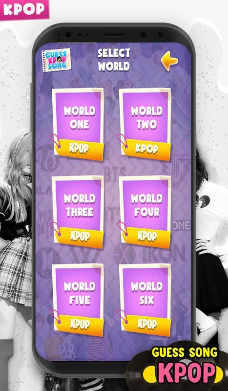 Скриншот игры KPOP猜猜韓國偶像問答歌曲
