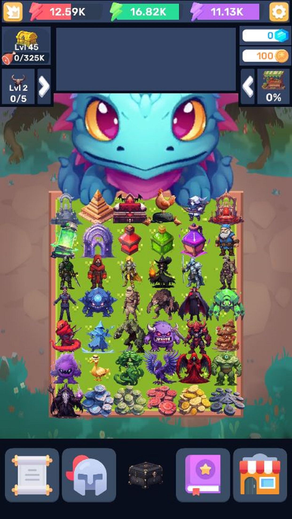 ドラゴンを育てる - マージゲーム ゲームのスクリーンショット