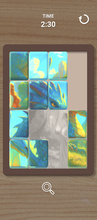 Slide Photo Puzzle Game Screenshot