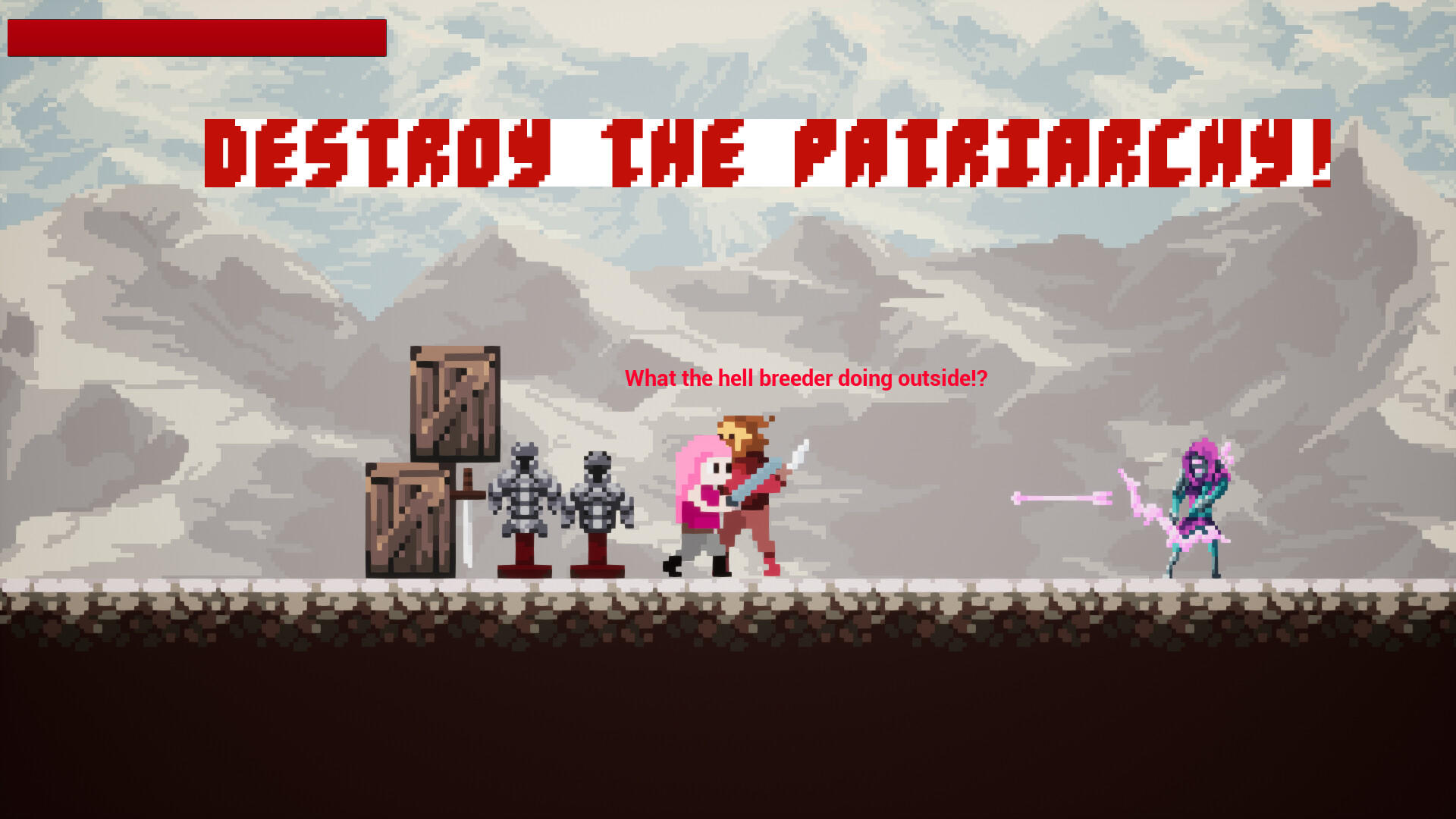 Matriarchy Attack screenshot game