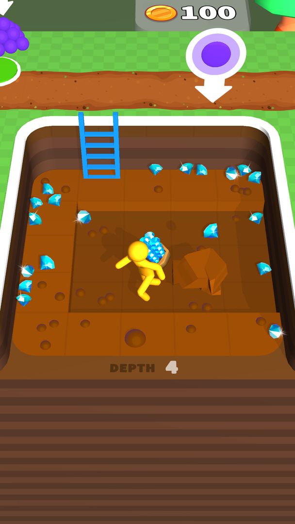 Dig Deep screenshot game