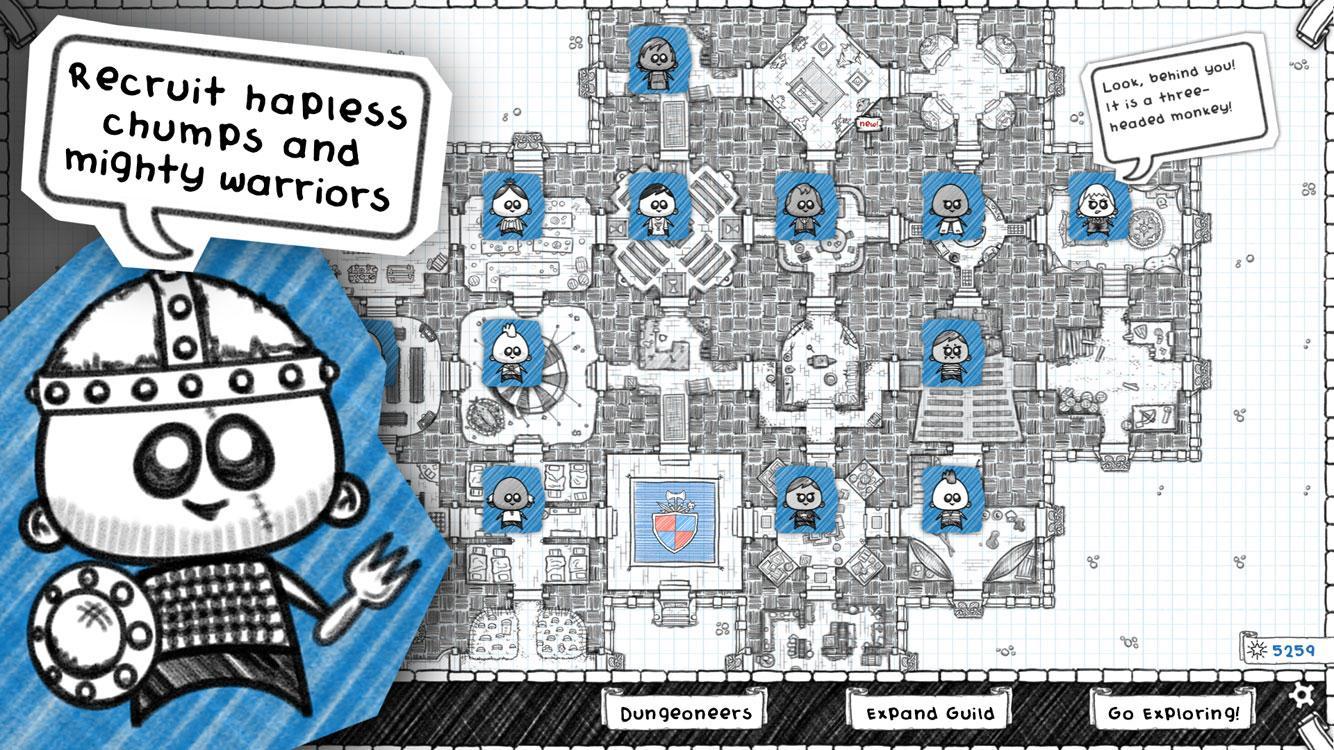 Guild of Dungeoneering Game Screenshot