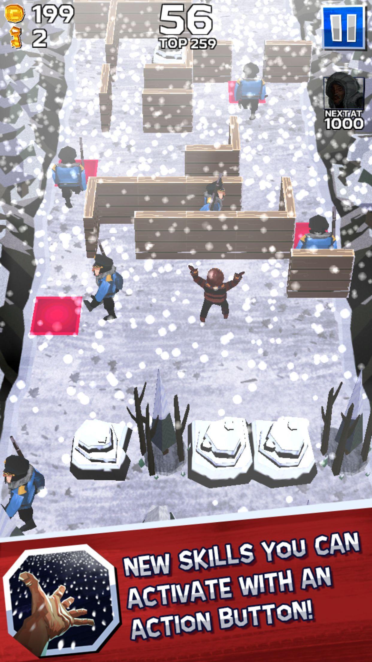 Winter Fugitives Game Screenshot