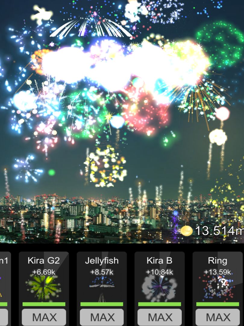 Screenshot of Idle Fireworks