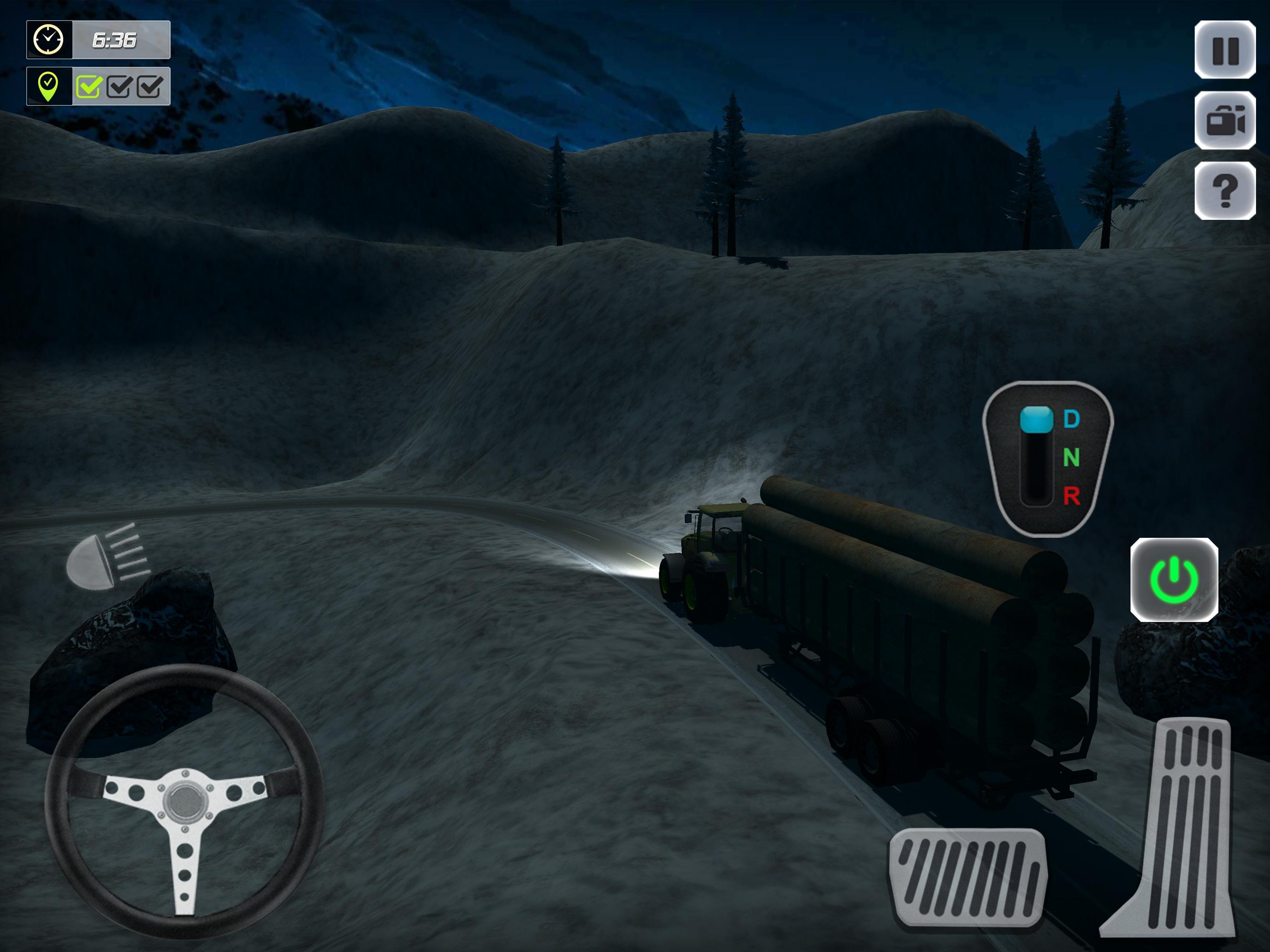 Cargo Tractor Hill Climb Offroad Simulator 3D Game Screenshot