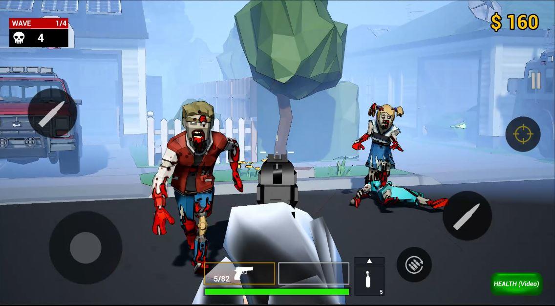 Screenshot 1 of Zombie Bắn Ngày Tận Thế 3D 2
