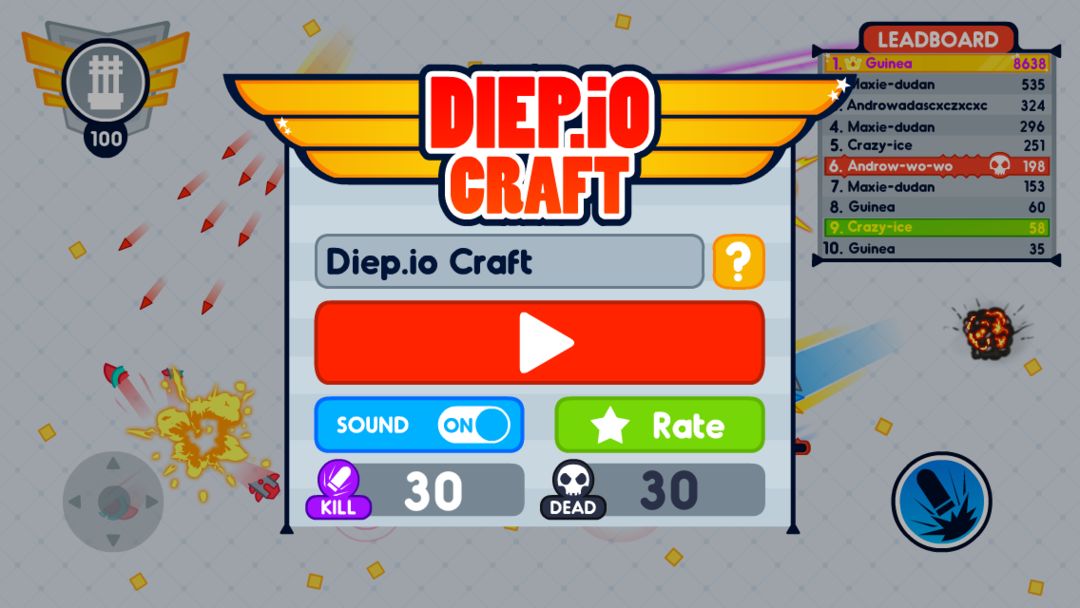 Force.io Craft - Free Diep War screenshot game