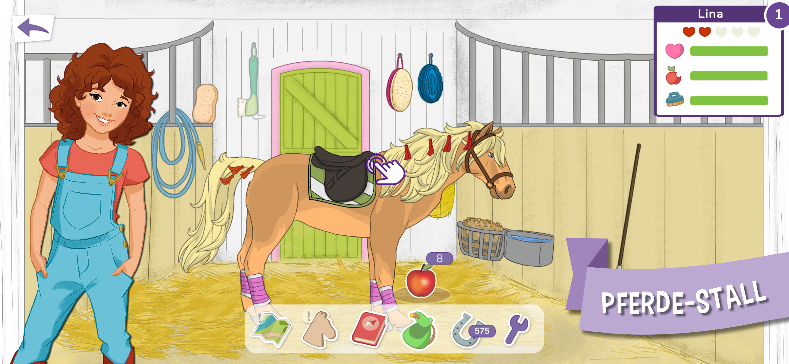 Captura de Tela do Jogo HORSE CLUB Pferde-Abenteuer