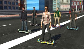 Captura de Tela do Jogo 喷射滑板:比赛