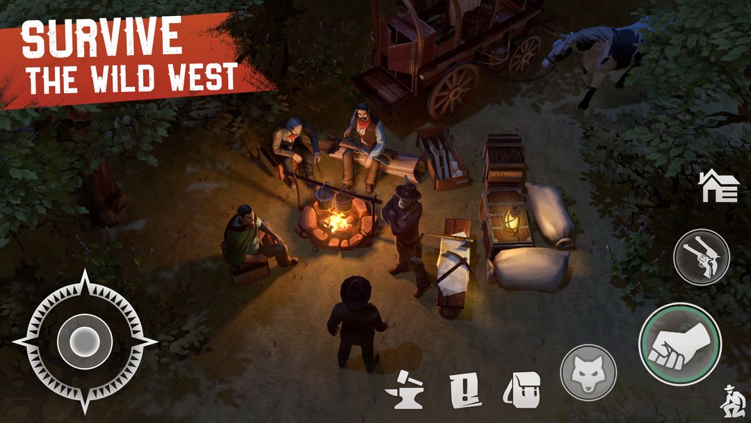 Westland Survival: Cowboy Game ภาพหน้าจอเกม
