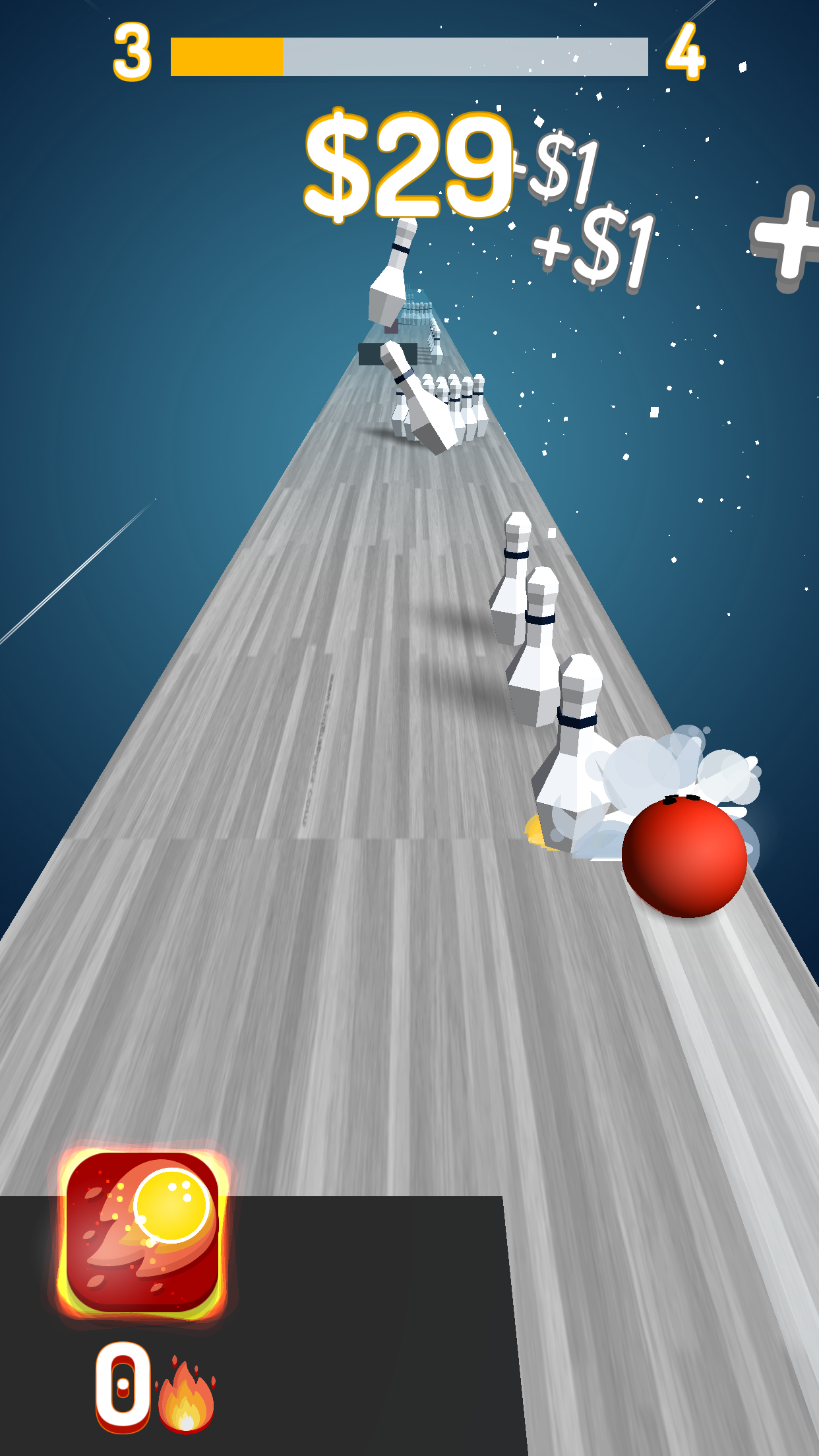 Infinite Bowling Game Screenshot