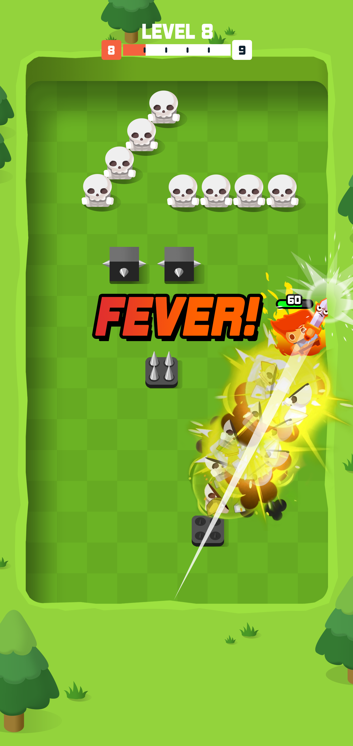 Zigzag Sword Game Screenshot