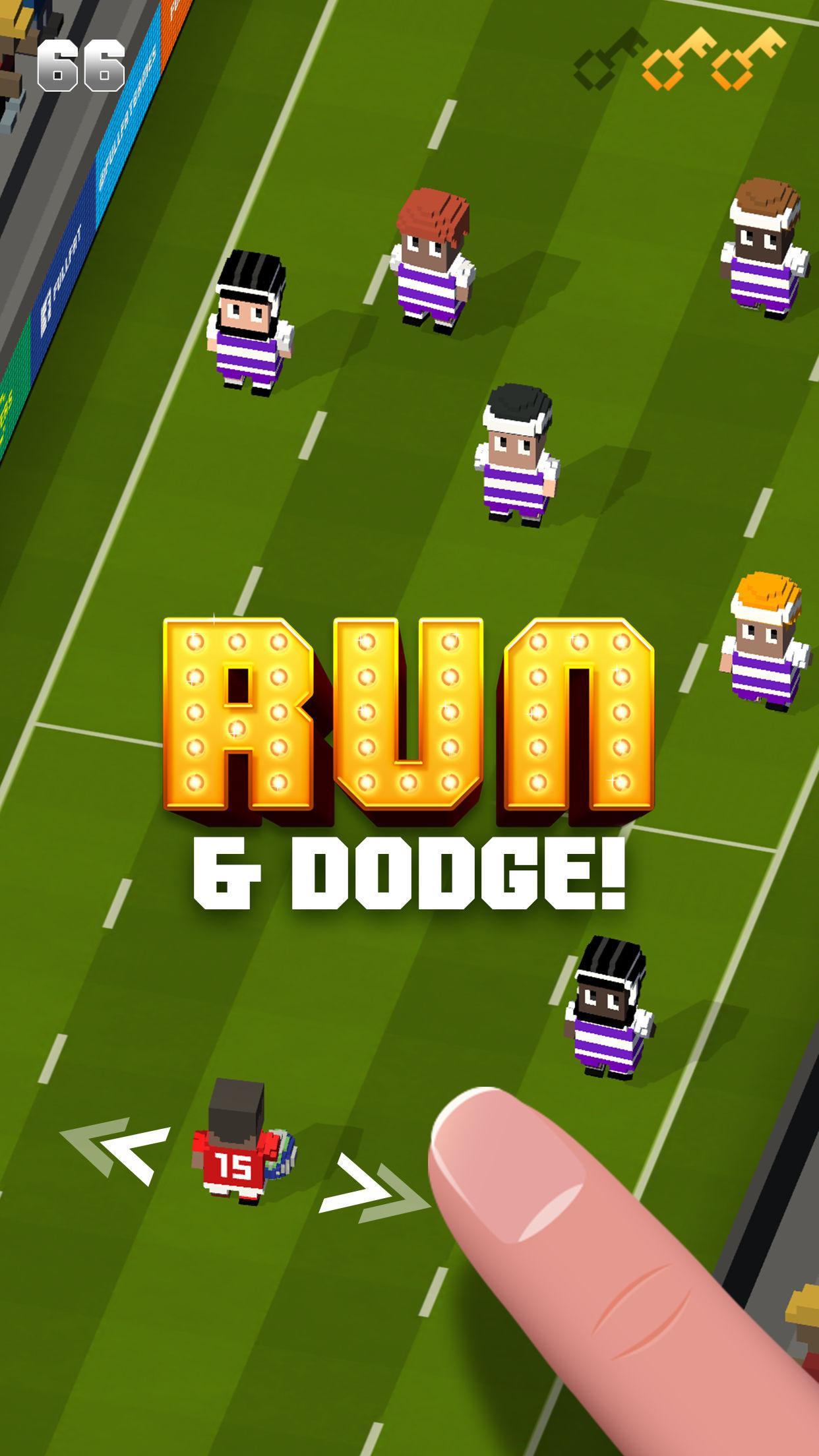 Скриншот игры Blocky Rugby