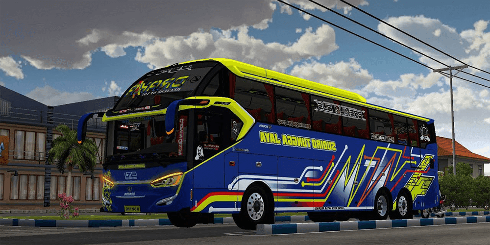 Bus Telolet Basuri Draka V4 게임 스크린샷