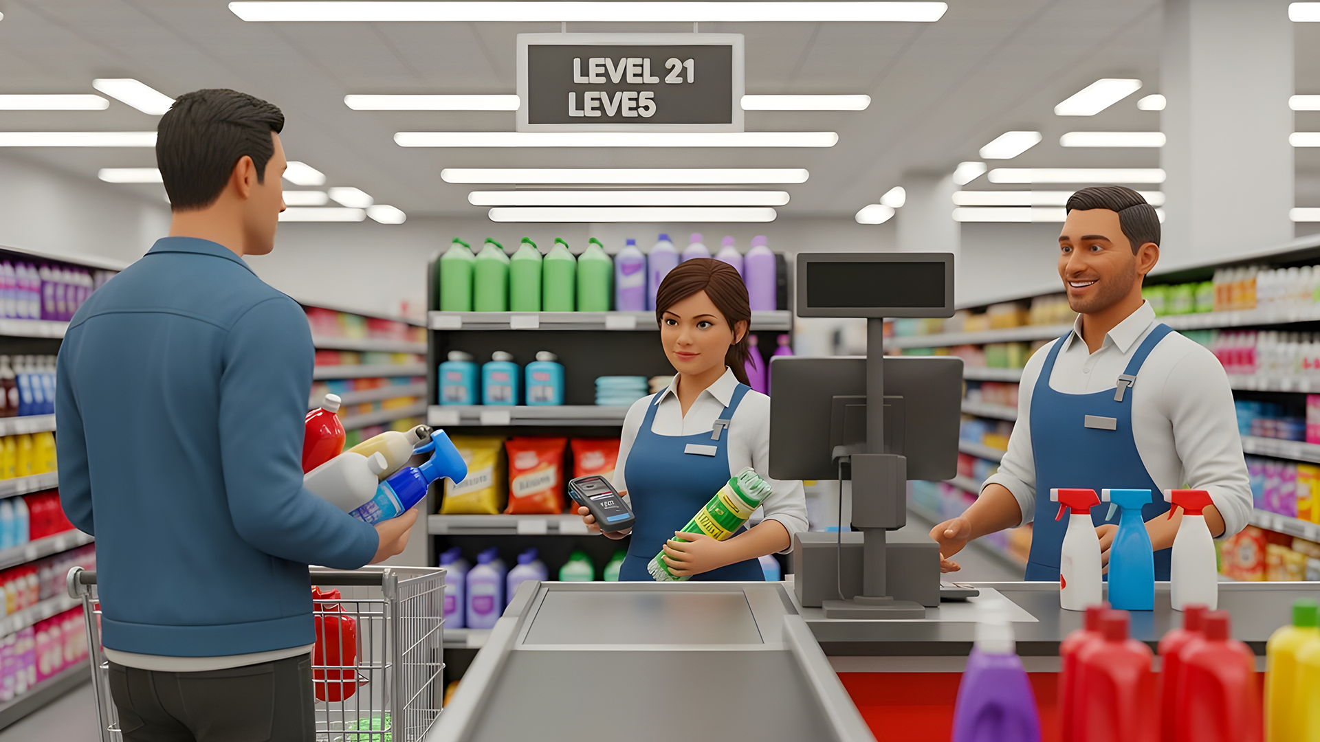 Manage Your Own Supermarket Game Screenshot