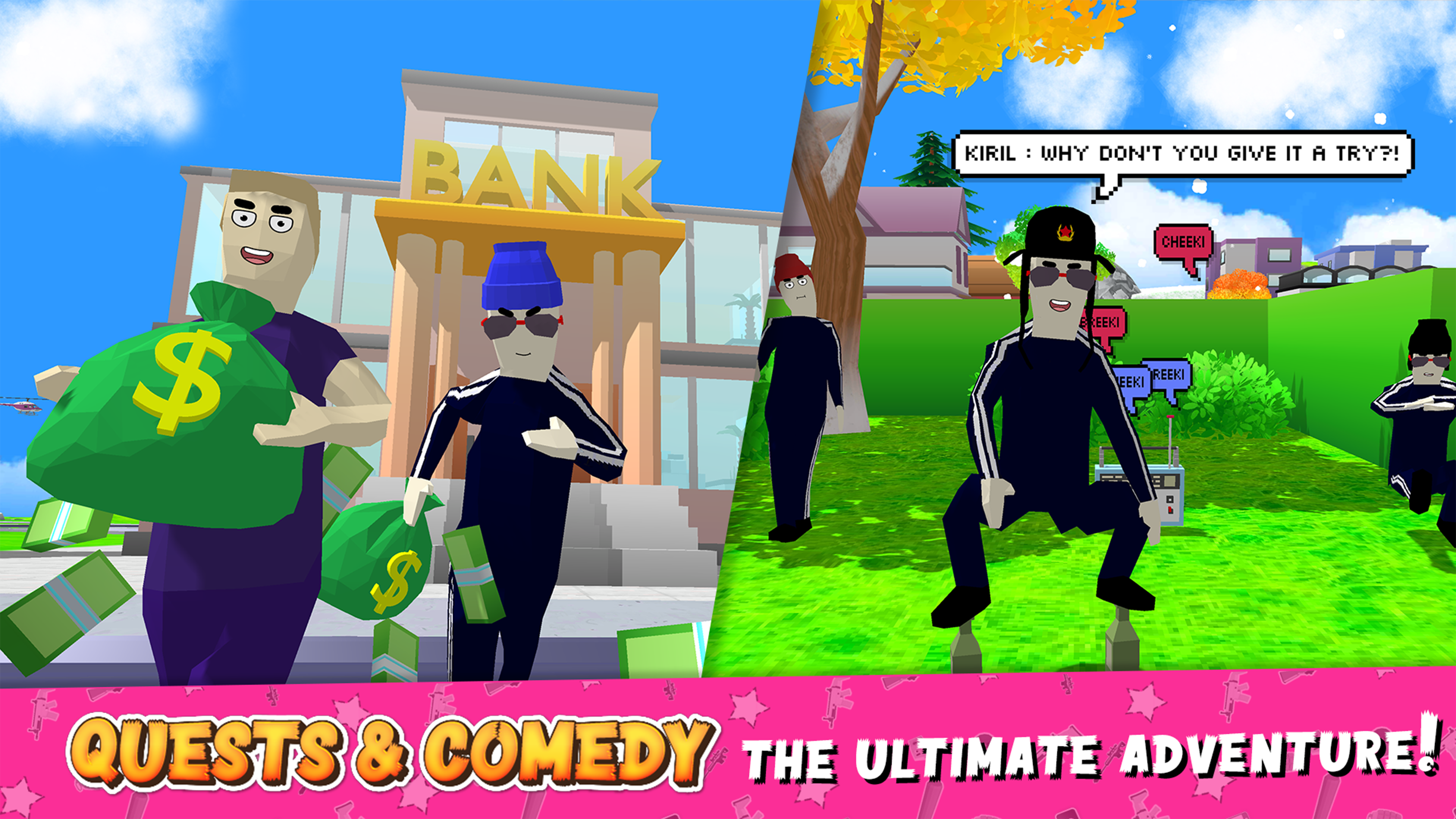 Dude Theft Wars FPS Open world Game Screenshot