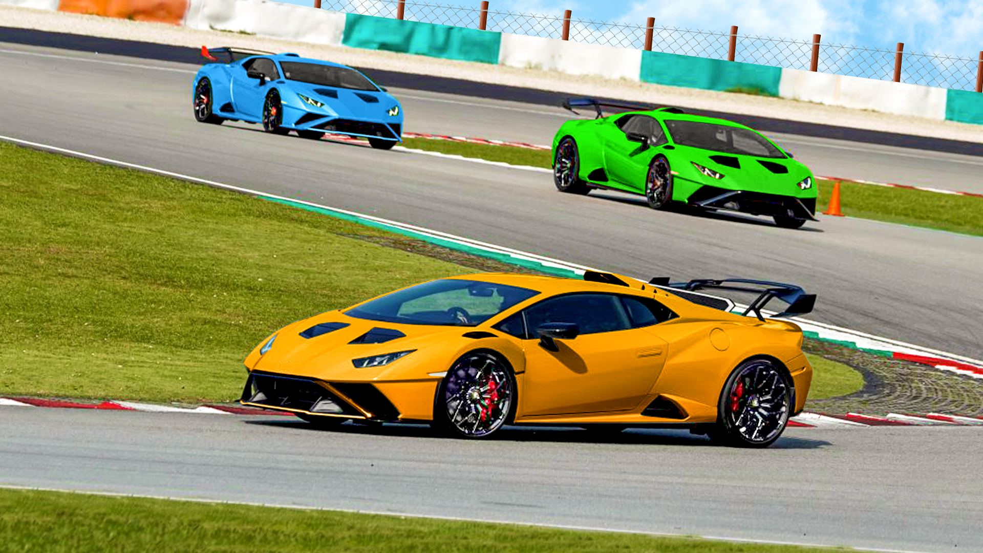 Screenshot of 3d racing games car