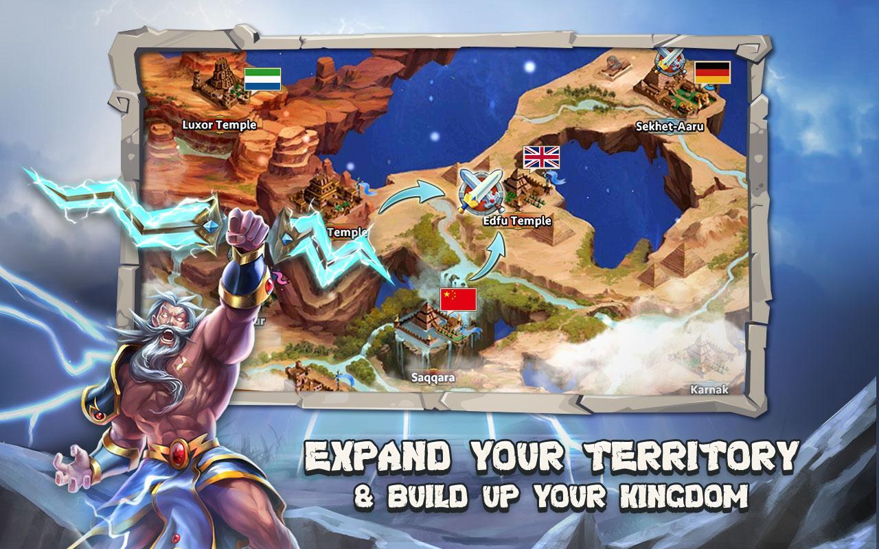 Скриншот игры Clash of Gods