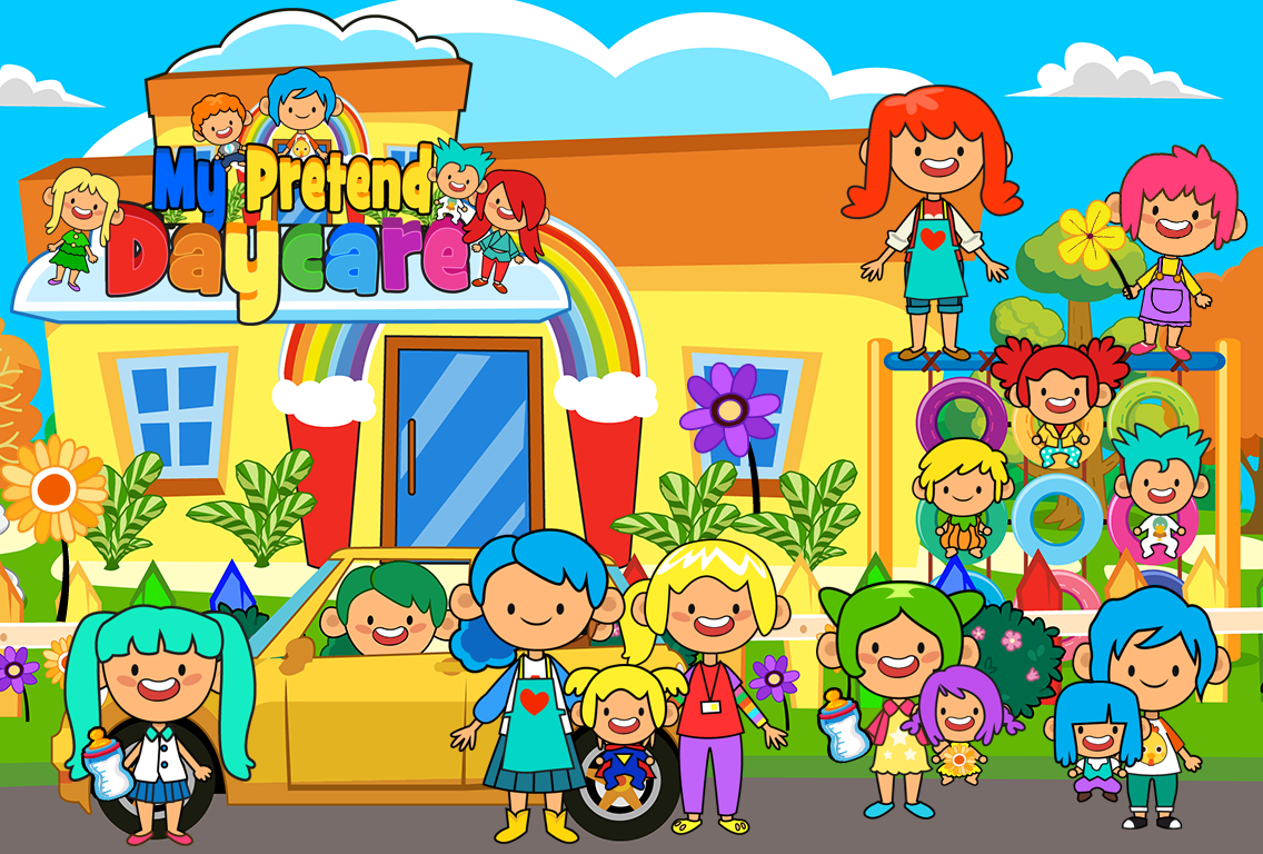 My Pretend Daycare - Kids Babysitter Games FREE 게임 스크린샷