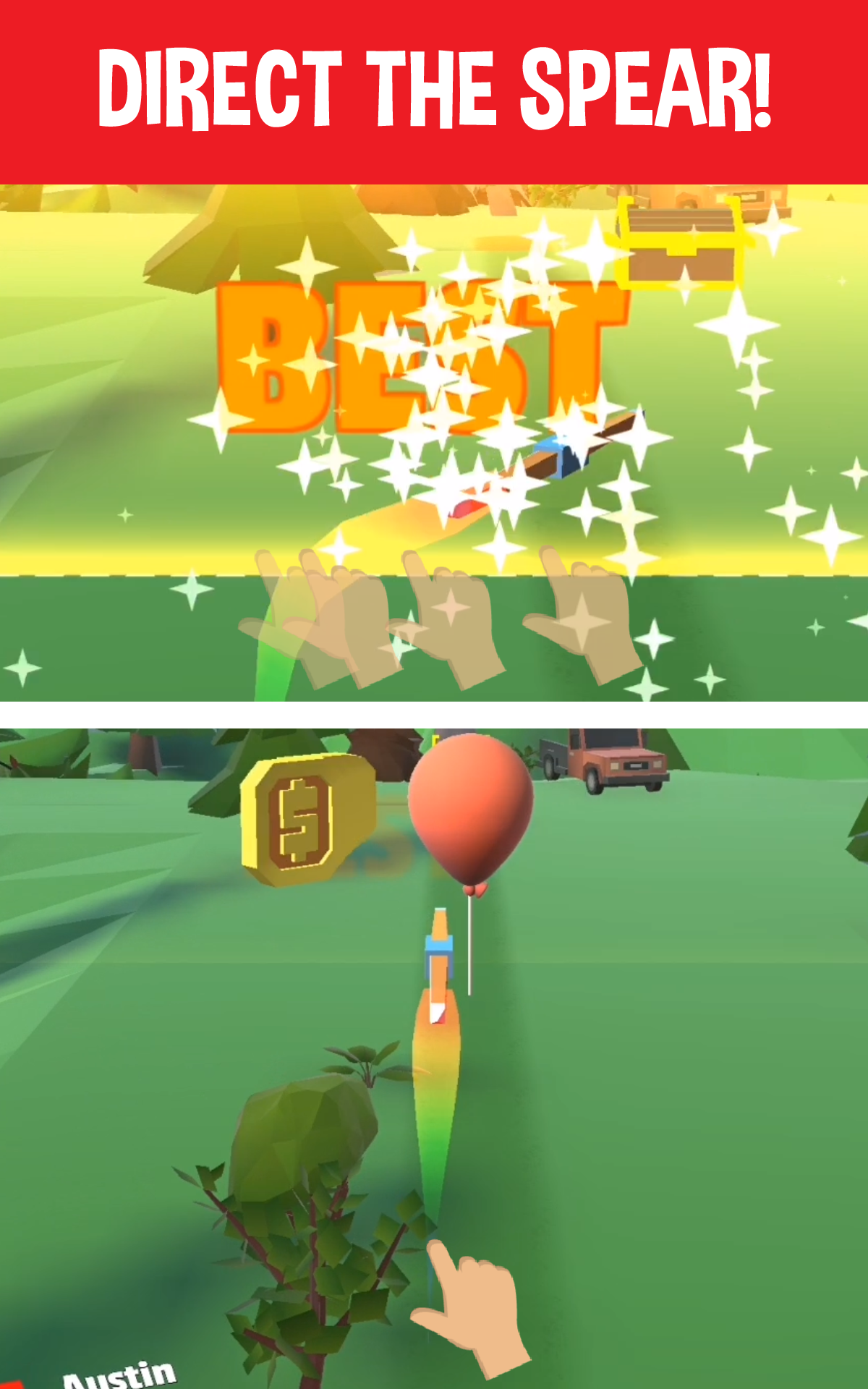 Throwy Spear Game Screenshot