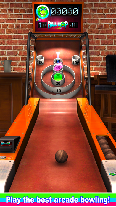 Captura de Tela do Jogo Ball-Hop Bowling