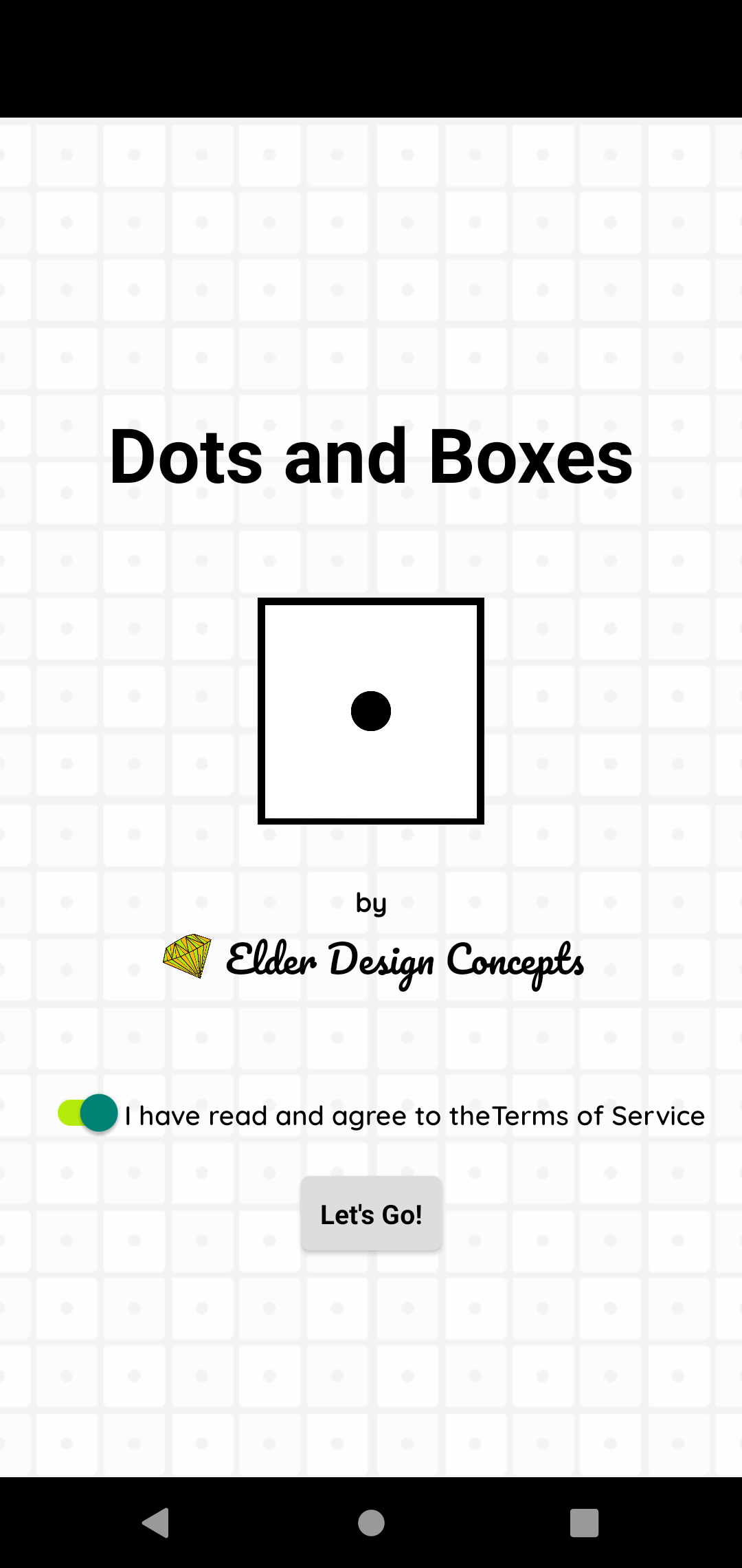 Dots and Boxes Game Screenshot