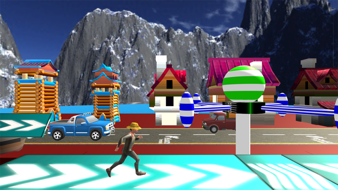 Stuntman Run Adventure Games Game Screenshot