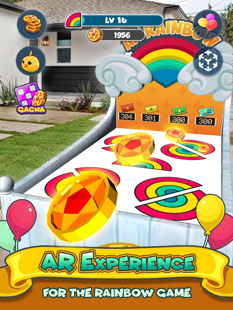 Screenshot of Rainbow Mania AR