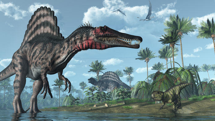 Screenshot 1 of Jurassic Survival VR 