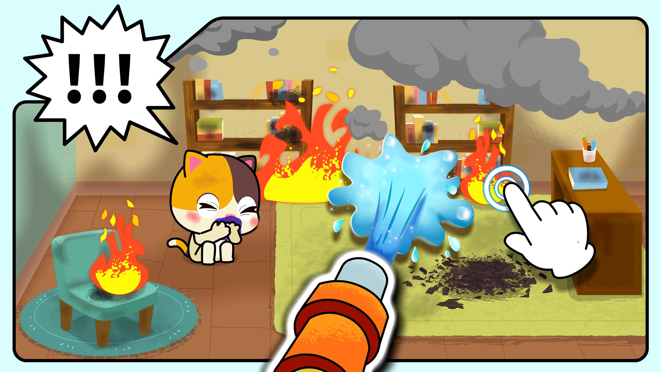 Baby Panda's Fire Safety screenshot game