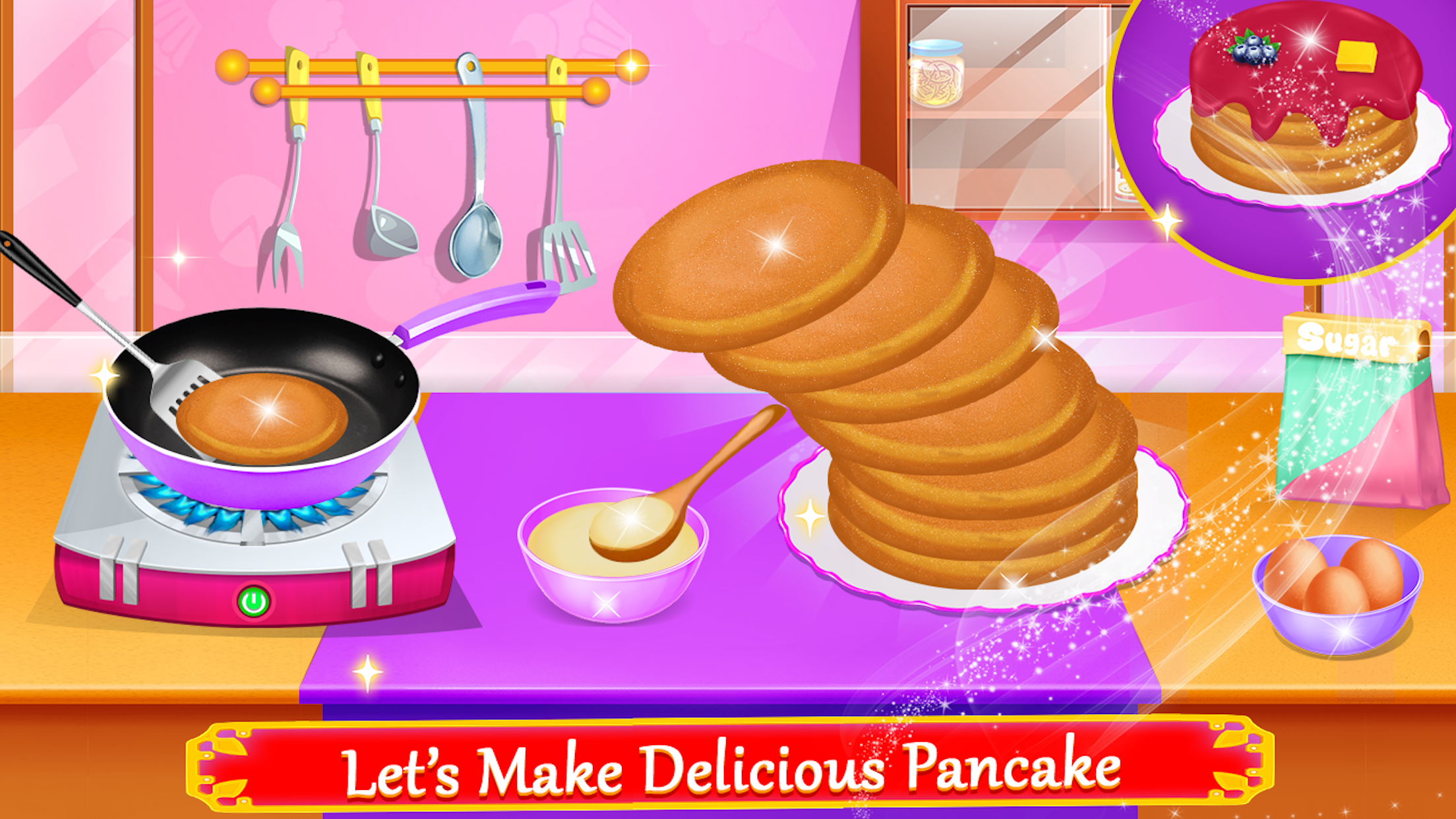 Screenshot 1 of Permainan Memasak Makanan Chef Bintang 1.0