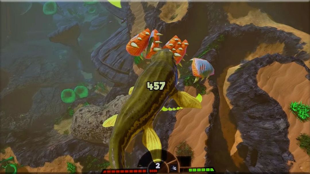 Screenshot of Feed and grow Monster Robot fish Simulator