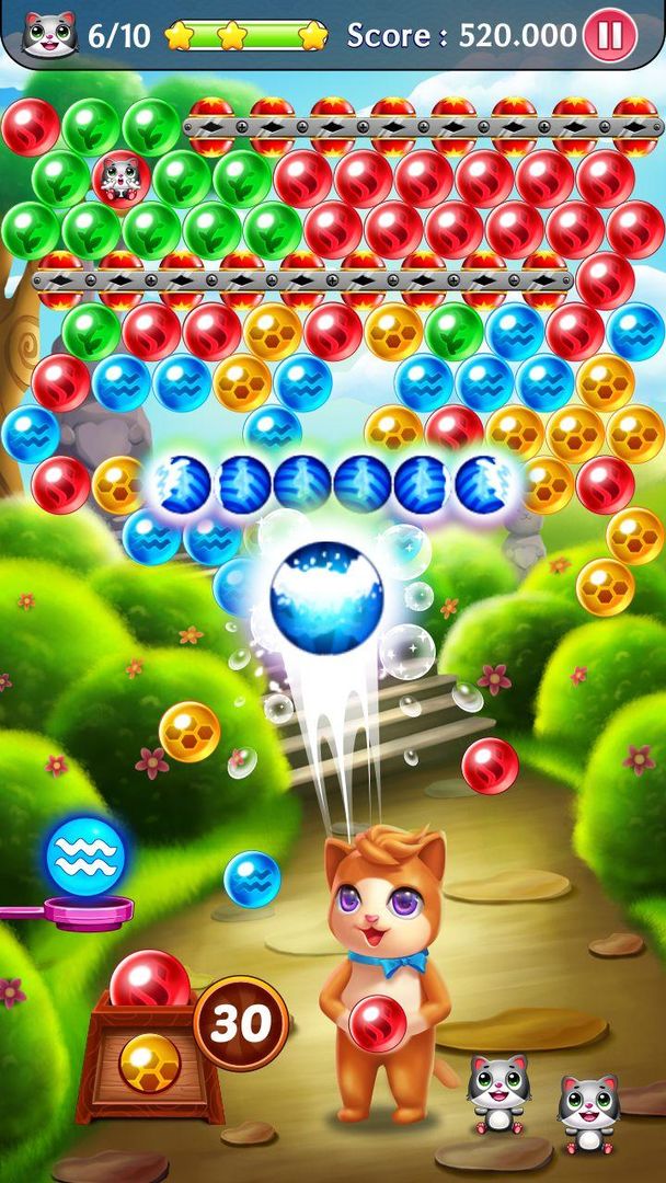 Magic Kitty Cat: Bubble Pop遊戲截圖