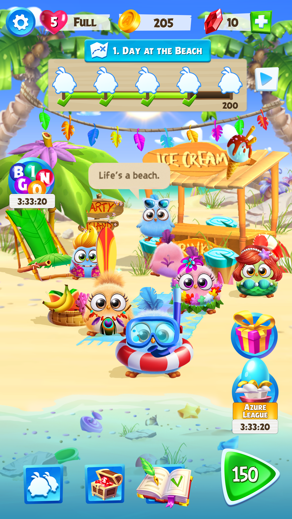 Cuplikan Layar Game Angry Birds Match 3