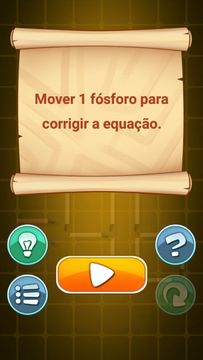 Captura de Tela do Jogo Quebra-cabeças com Fósforos