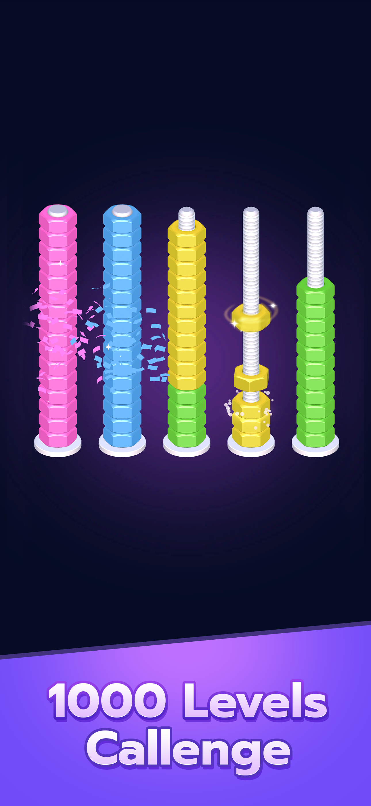 Nuts And Bolts Sort Game Screenshot