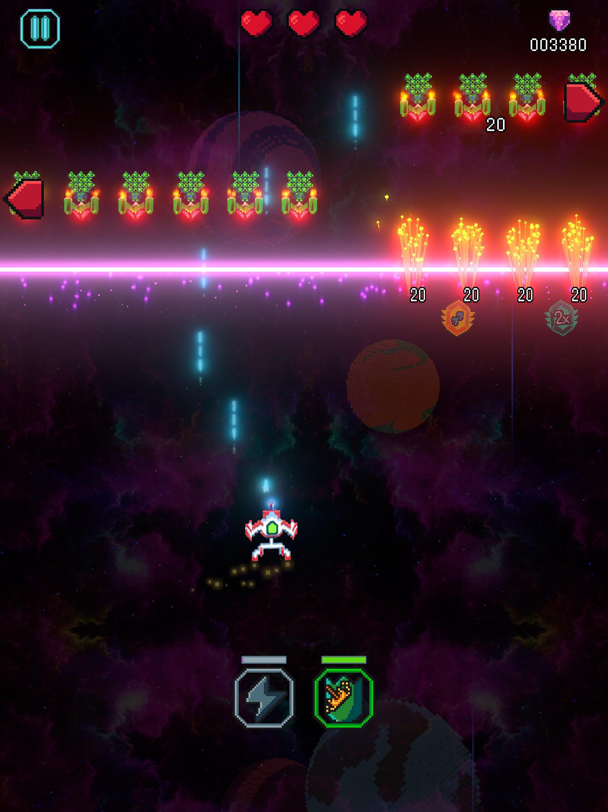 Captura de Tela do Jogo RETRO SPACE 2