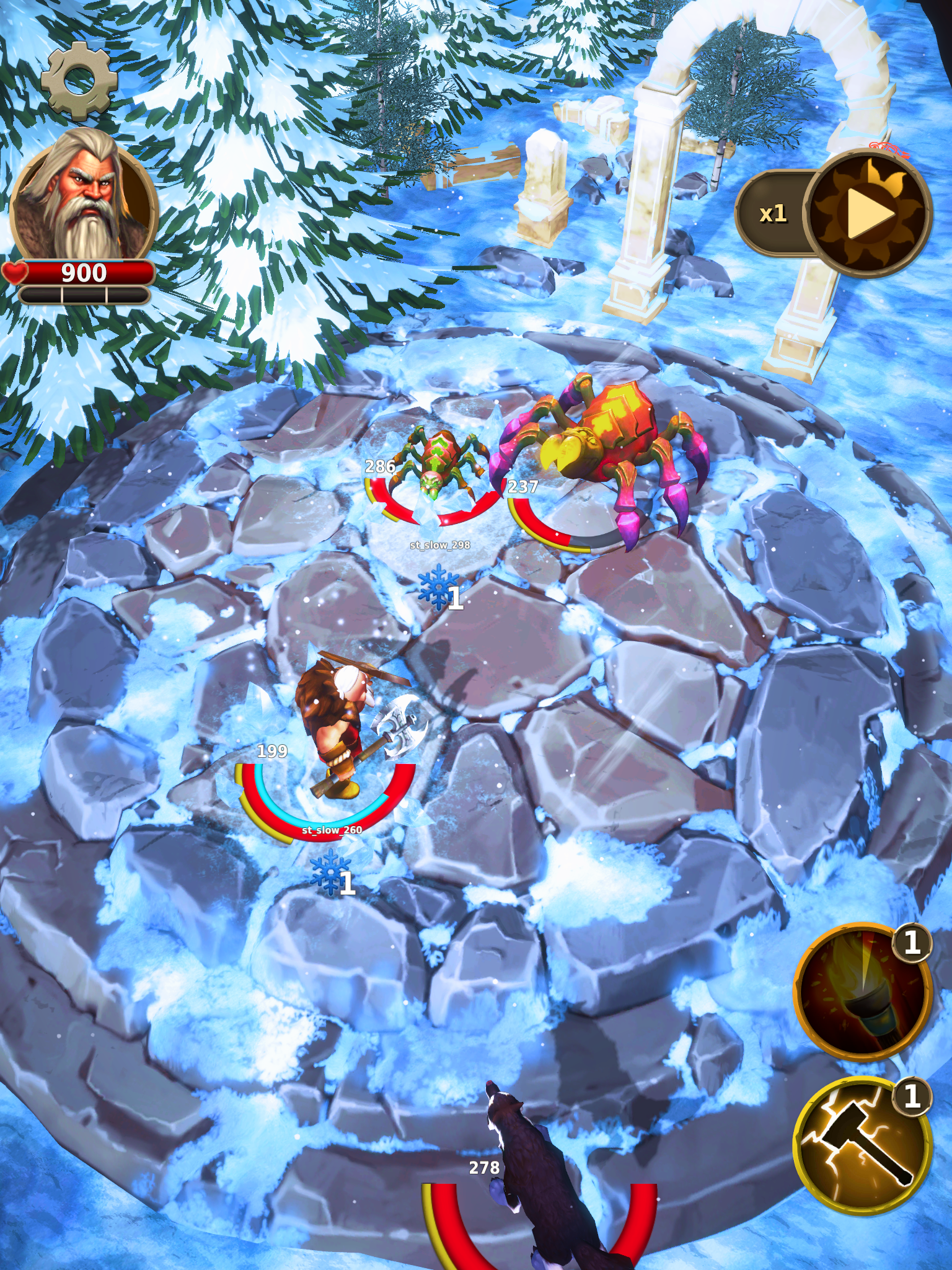 Скриншот игры Last Viking - Ragnarok Loop