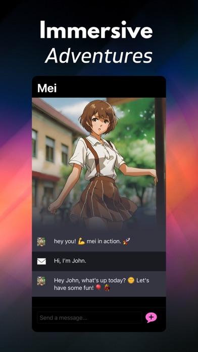 Waifu Chat AI Anime Girlfriend Game Screenshot