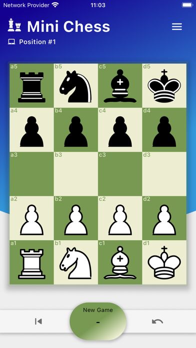 Screenshot 1 of Mini Chess 5x4 