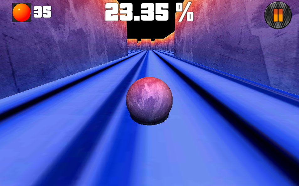 Screenshot of The Unbeatable Ball Rolling : Sky Roll