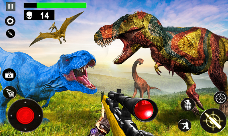Screenshot of Real Dino Hunting Zoo Games