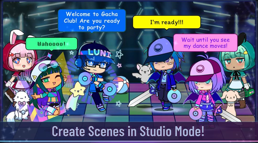 Gacha Club ภาพหน้าจอเกม