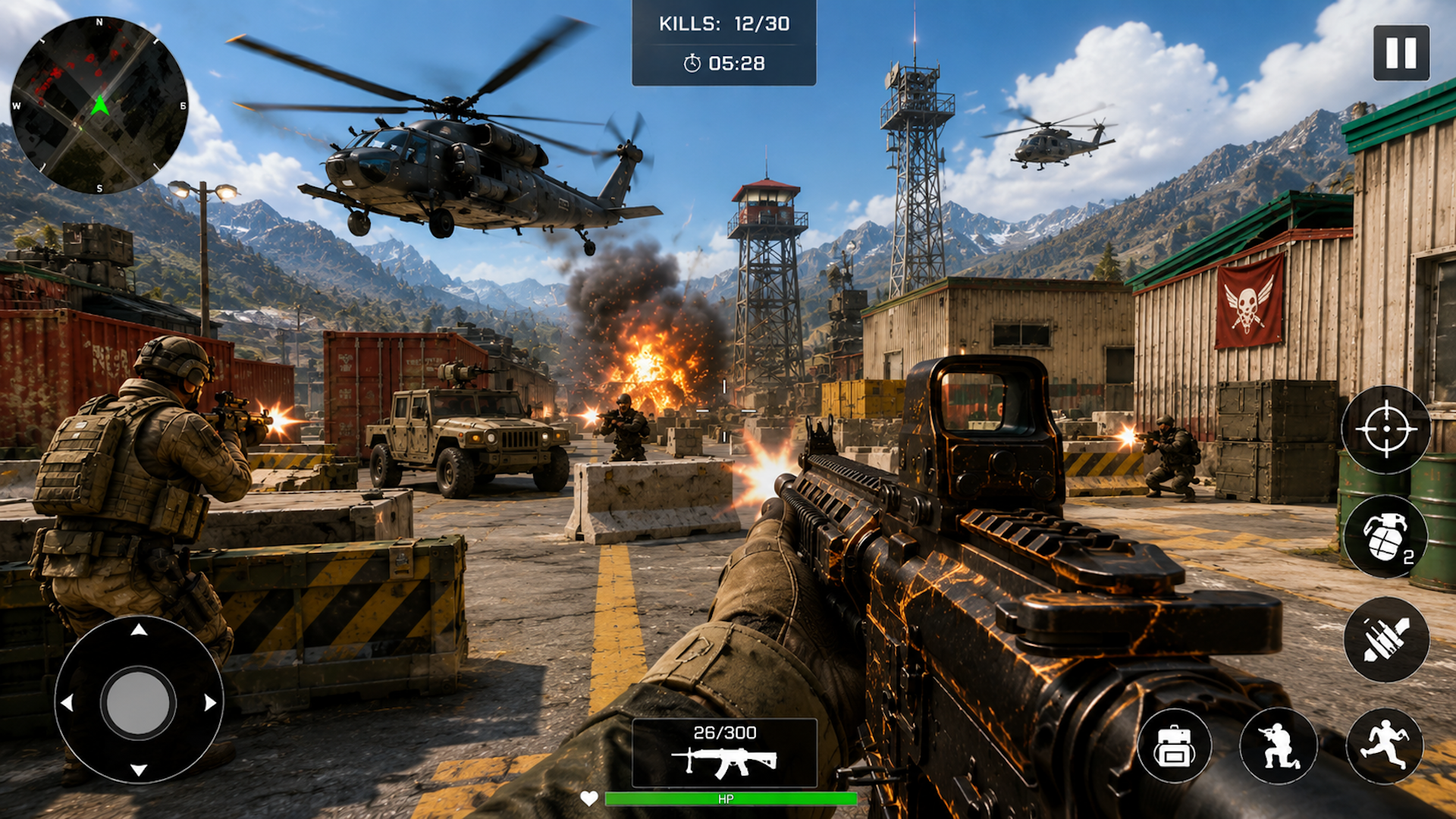 FPS Commando Gun Shooting Game Game Screenshot