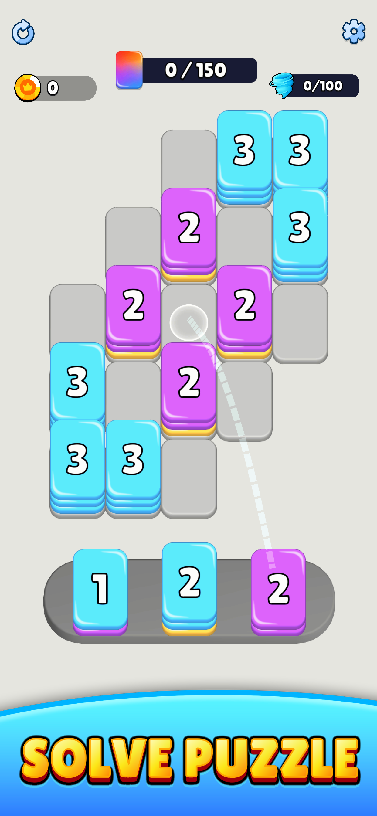 Card Sort 3D Game Screenshot