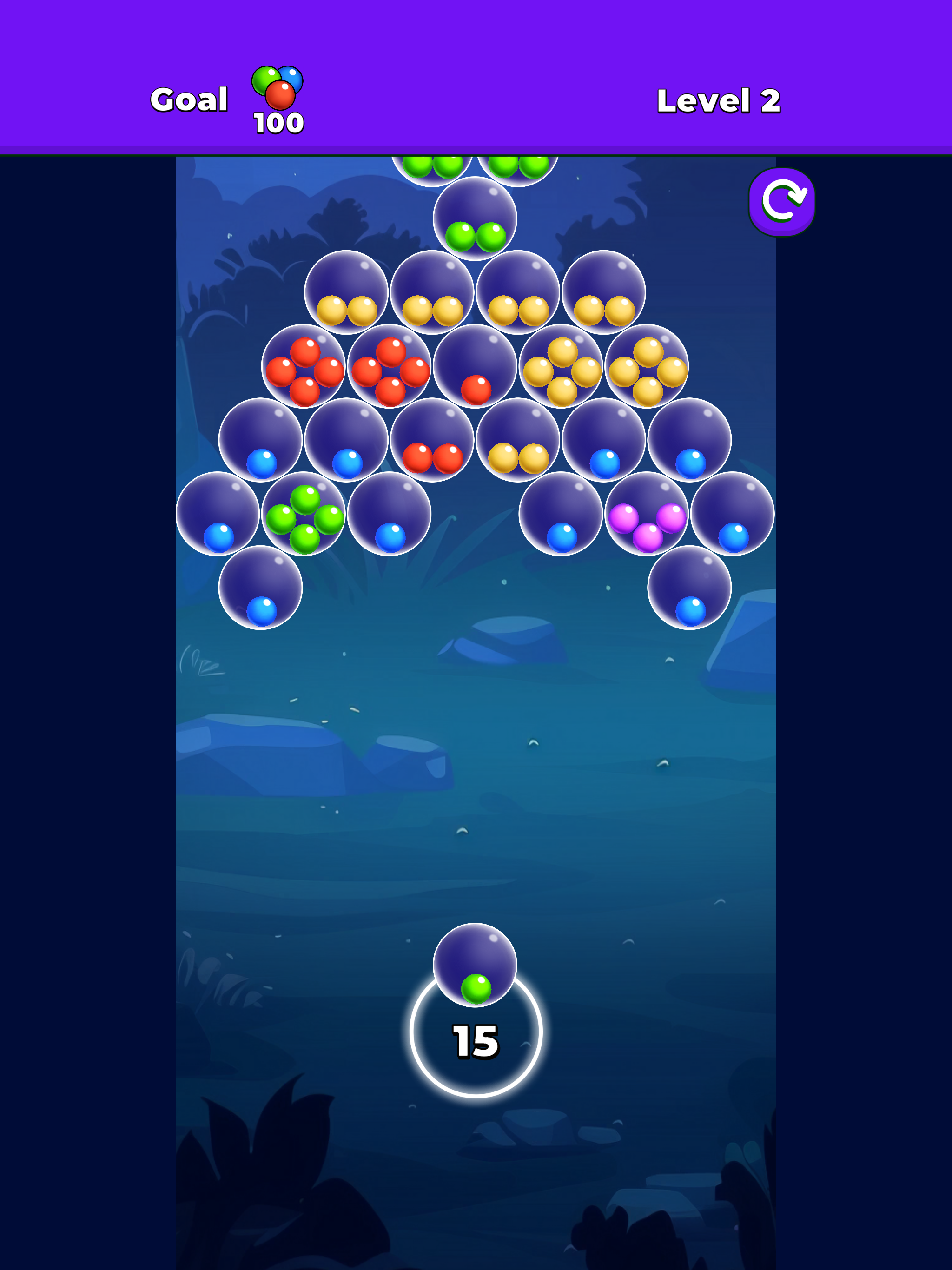 Bubble Marbles Game Screenshot