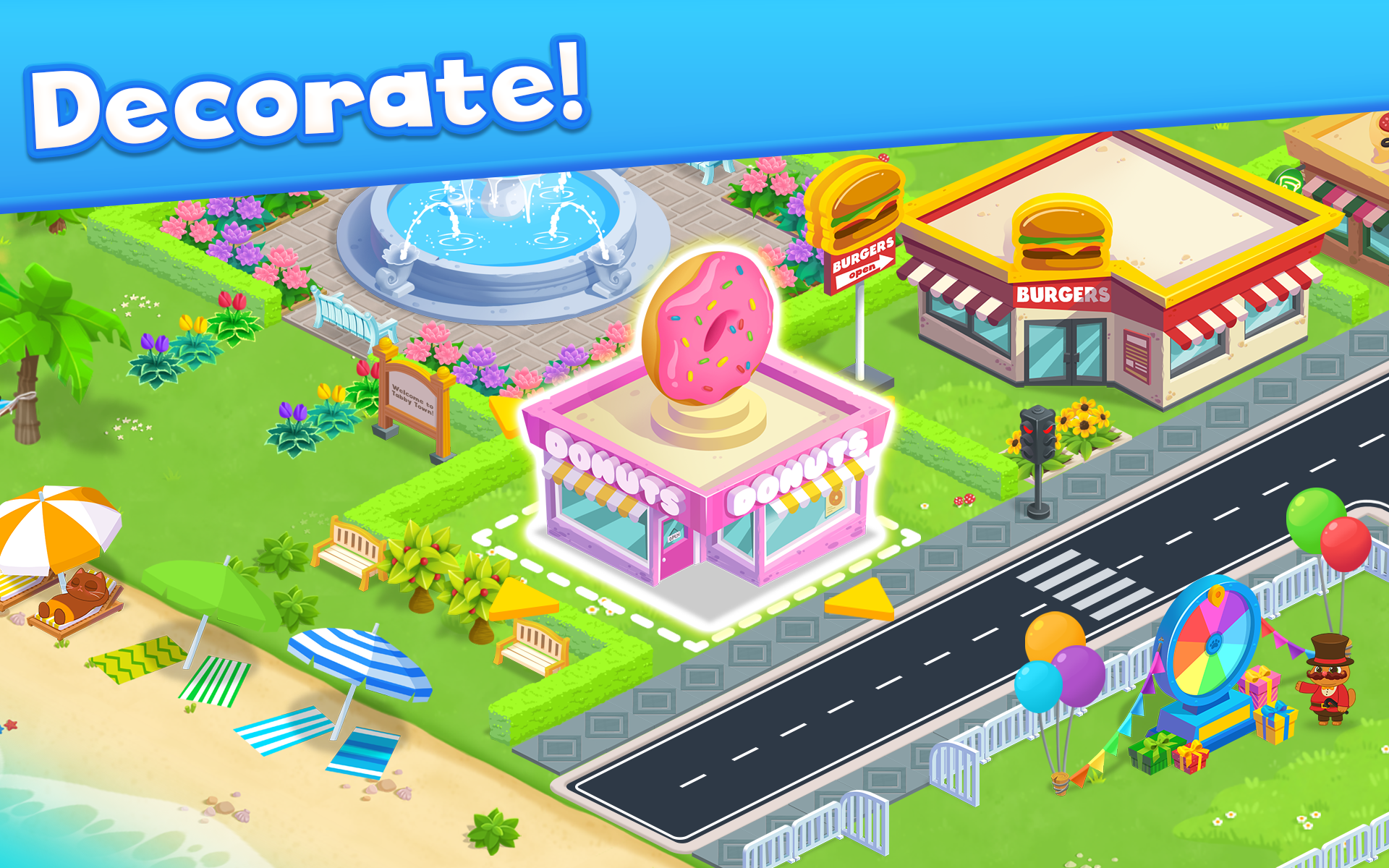 Tabby Town 遊戲截圖