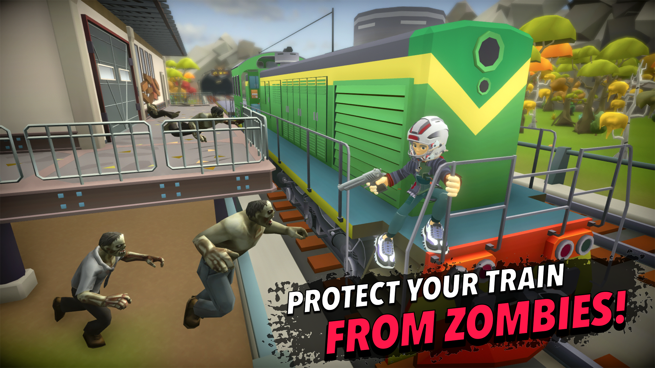 Screenshot 1 of Zombie train - survival games 1.14.3