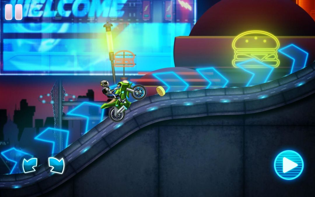 Bike Race: Speed Racer Of Night City 게임 스크린 샷